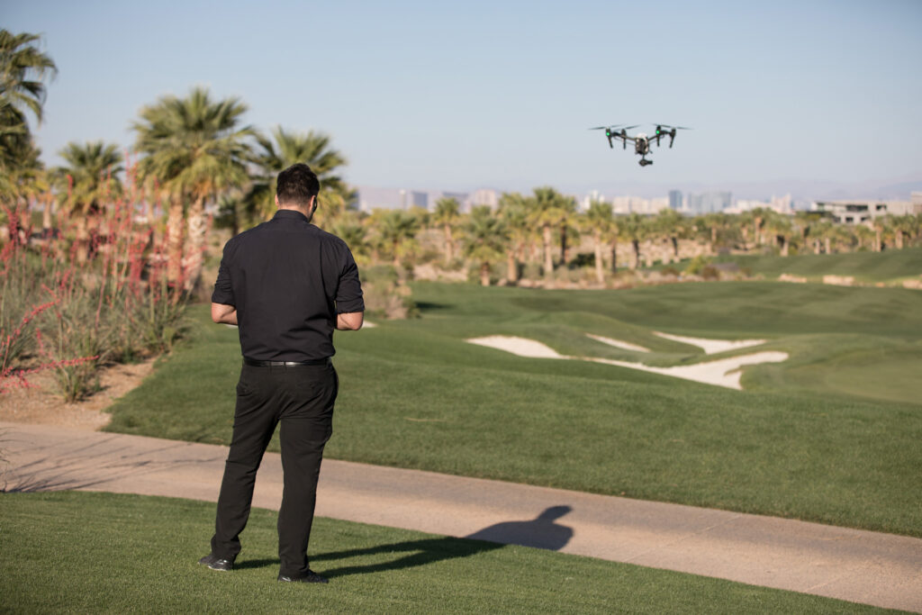 Drone Flying at the Wedding